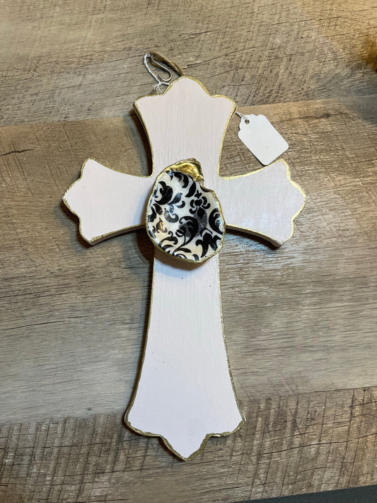 Angel Cross with Oyster Shell