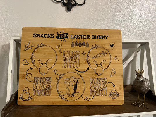 Easter Bunny Treat Board